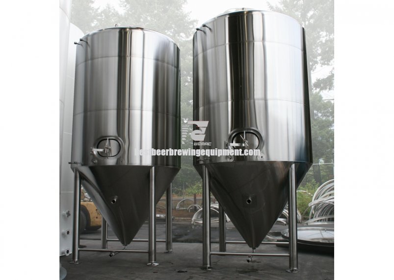 140BBL Vertical jacketed conical fermenter